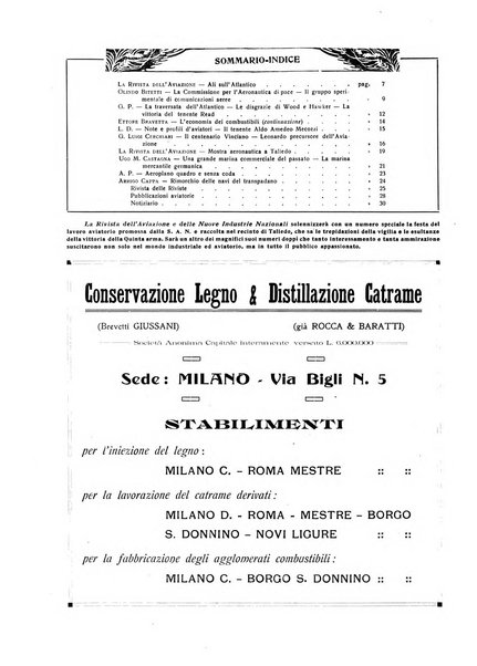 Rivista dell'aviazione e delle nuove industrie nazionali