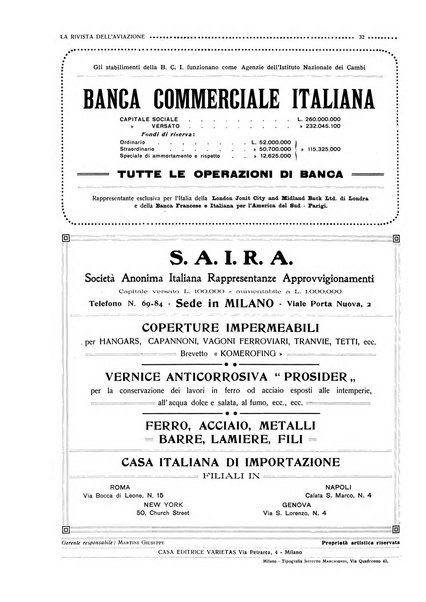 Rivista dell'aviazione e delle nuove industrie nazionali