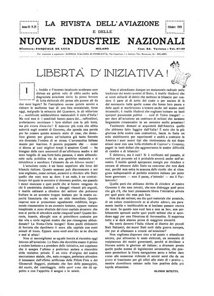 Rivista dell'aviazione e delle nuove industrie nazionali