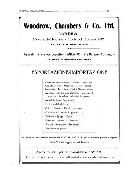 Rivista dell'aviazione e delle nuove industrie nazionali