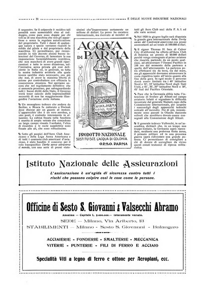 Rivista dell'aviazione e delle nuove industrie nazionali