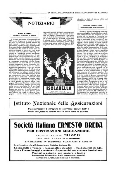 Rivista dell'aviazione e delle nuove industrie nazionali