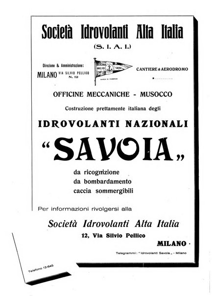 Rivista dell'aviazione e delle nuove industrie nazionali