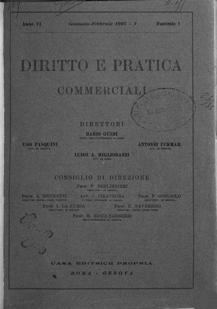 Diritto e pratica commerciale rivista economico giuridica