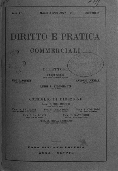 Diritto e pratica commerciale rivista economico giuridica