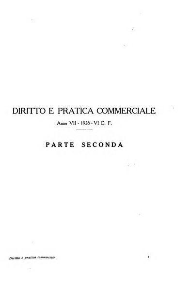 Diritto e pratica commerciale rivista economico giuridica