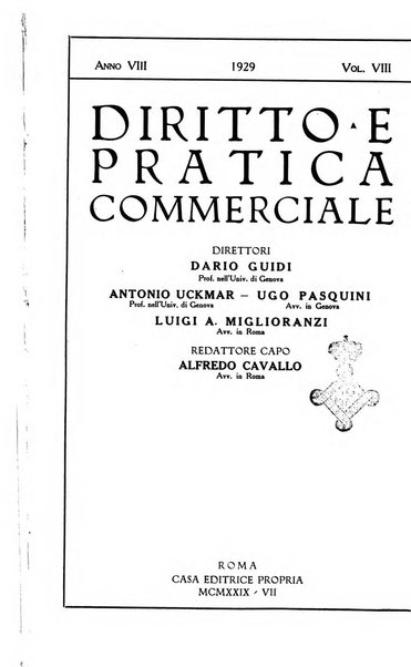 Diritto e pratica commerciale rivista economico giuridica