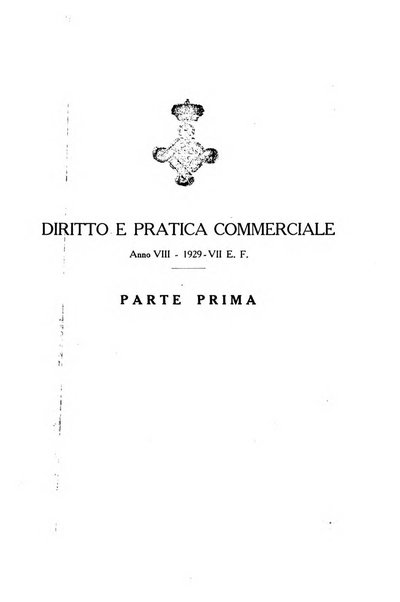 Diritto e pratica commerciale rivista economico giuridica