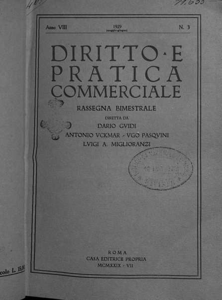 Diritto e pratica commerciale rivista economico giuridica