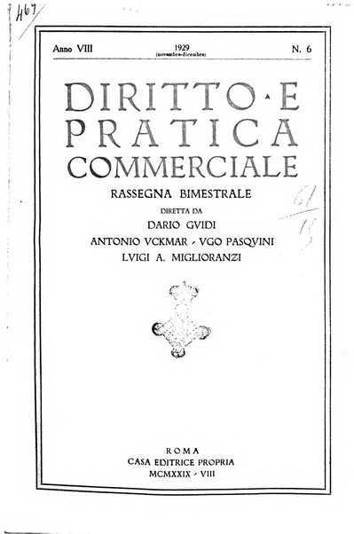 Diritto e pratica commerciale rivista economico giuridica