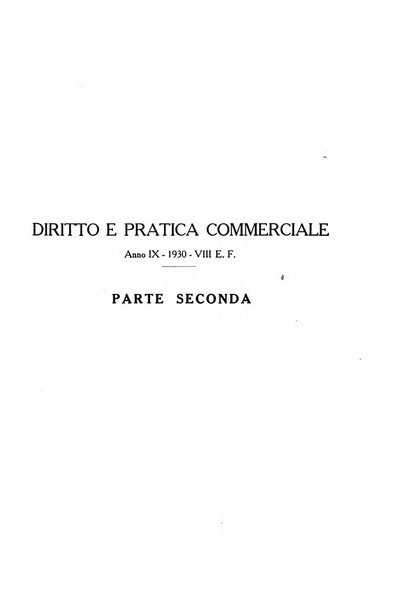 Diritto e pratica commerciale rivista economico giuridica