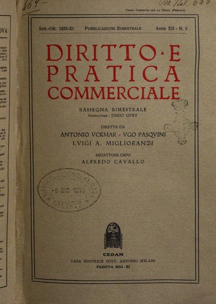 Diritto e pratica commerciale rivista economico giuridica