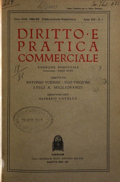 Diritto e pratica commerciale rivista economico giuridica