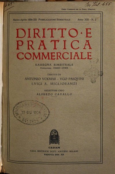 Diritto e pratica commerciale rivista economico giuridica