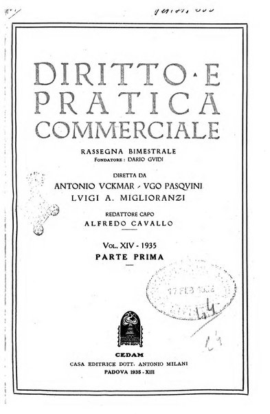 Diritto e pratica commerciale rivista economico giuridica