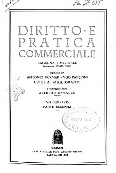 Diritto e pratica commerciale rivista economico giuridica