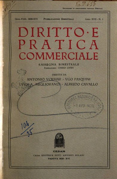 Diritto e pratica commerciale rivista economico giuridica