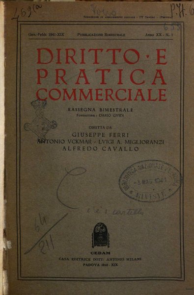 Diritto e pratica commerciale rivista economico giuridica