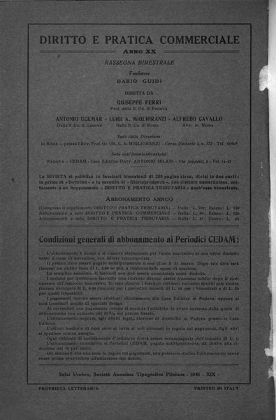 Diritto e pratica commerciale rivista economico giuridica