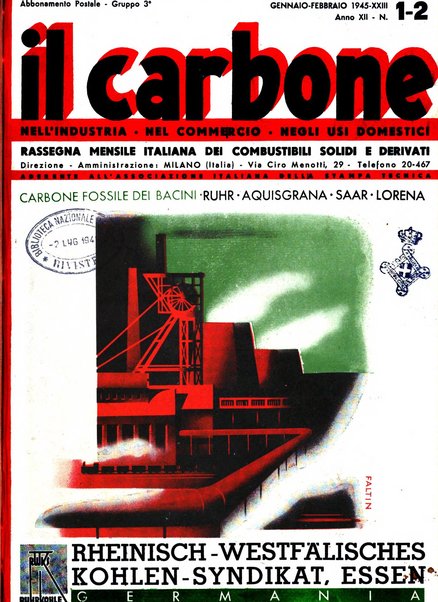 Il carbone nell'industria, nel commercio, negli usi domestici