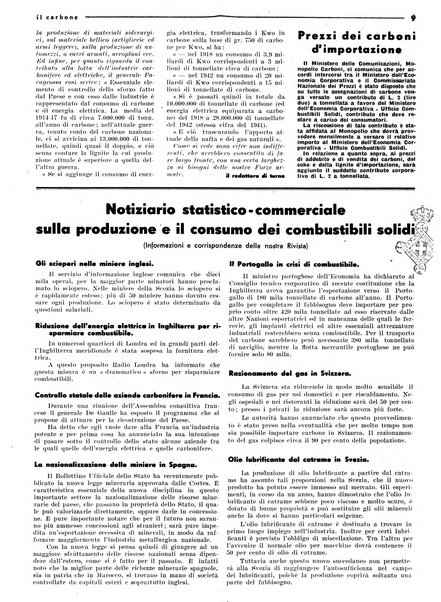 Il carbone nell'industria, nel commercio, negli usi domestici