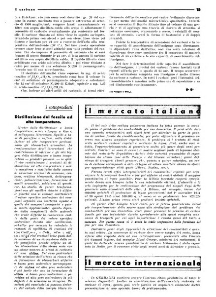 Il carbone nell'industria, nel commercio, negli usi domestici