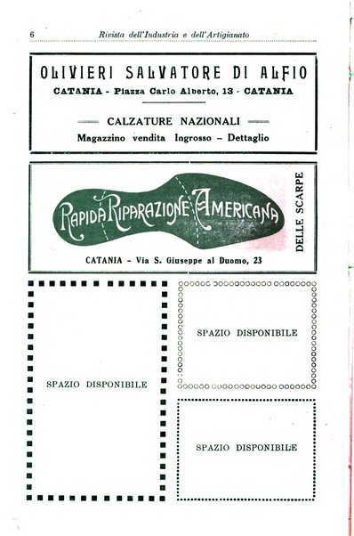 Rivista dell'industria e dell'artigianato organo dell'Unione industriale fascista della Sicilia orientale