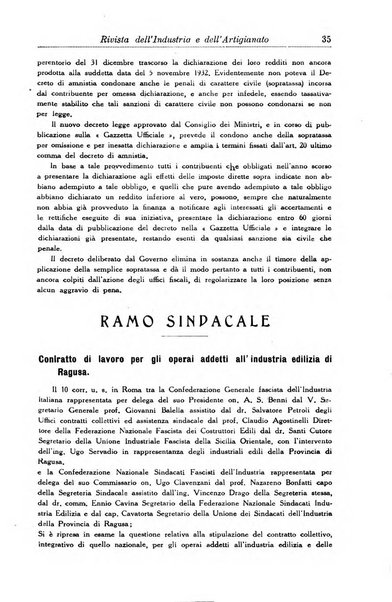 Rivista dell'industria e dell'artigianato organo dell'Unione industriale fascista della Sicilia orientale