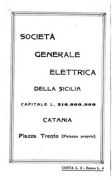 Rivista dell'industria e dell'artigianato organo dell'Unione industriale fascista della Sicilia orientale