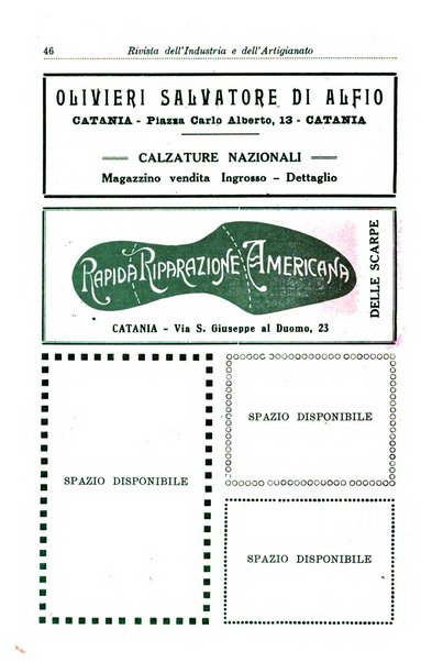 Rivista dell'industria e dell'artigianato organo dell'Unione industriale fascista della Sicilia orientale