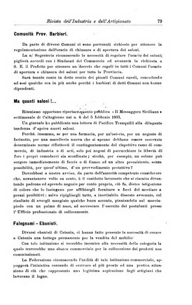 Rivista dell'industria e dell'artigianato organo dell'Unione industriale fascista della Sicilia orientale