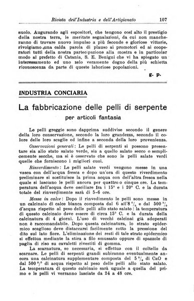 Rivista dell'industria e dell'artigianato organo dell'Unione industriale fascista della Sicilia orientale