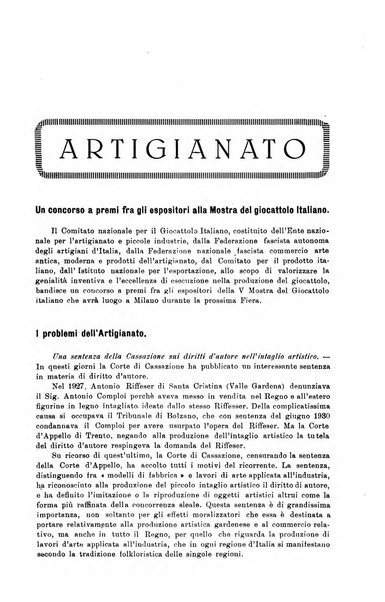 Rivista dell'industria e dell'artigianato organo dell'Unione industriale fascista della Sicilia orientale