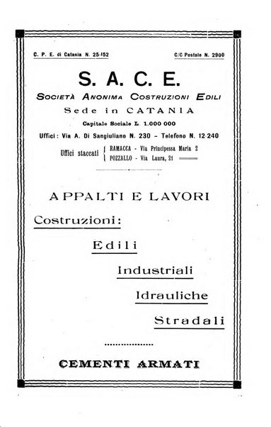 Rivista dell'industria e dell'artigianato organo dell'Unione industriale fascista della Sicilia orientale