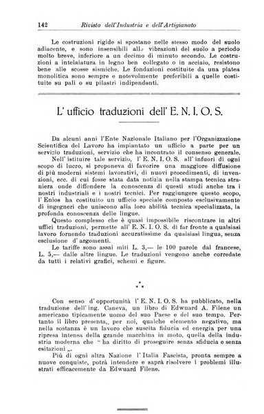 Rivista dell'industria e dell'artigianato organo dell'Unione industriale fascista della Sicilia orientale