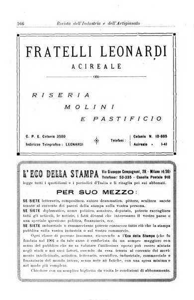 Rivista dell'industria e dell'artigianato organo dell'Unione industriale fascista della Sicilia orientale