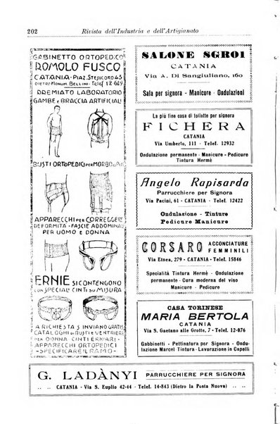 Rivista dell'industria e dell'artigianato organo dell'Unione industriale fascista della Sicilia orientale