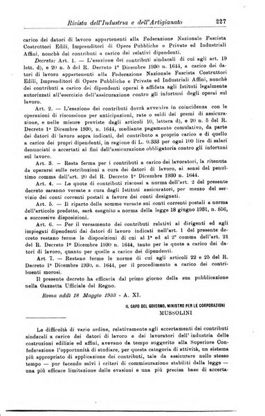 Rivista dell'industria e dell'artigianato organo dell'Unione industriale fascista della Sicilia orientale