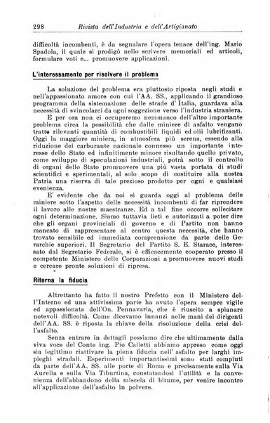 Rivista dell'industria e dell'artigianato organo dell'Unione industriale fascista della Sicilia orientale