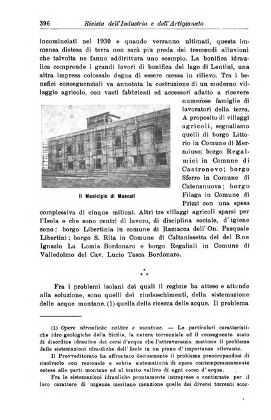 Rivista dell'industria e dell'artigianato organo dell'Unione industriale fascista della Sicilia orientale