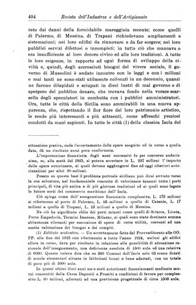 Rivista dell'industria e dell'artigianato organo dell'Unione industriale fascista della Sicilia orientale