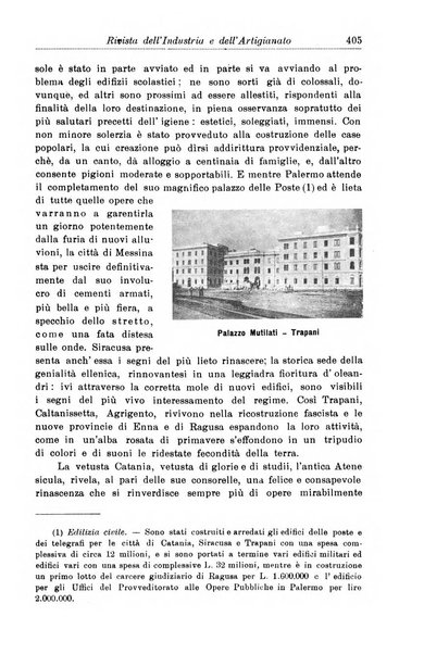 Rivista dell'industria e dell'artigianato organo dell'Unione industriale fascista della Sicilia orientale