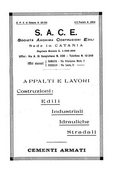 Rivista dell'industria e dell'artigianato organo dell'Unione industriale fascista della Sicilia orientale