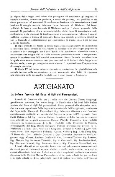 Rivista dell'industria e dell'artigianato organo dell'Unione industriale fascista della Sicilia orientale