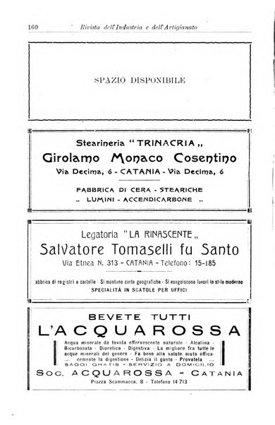 Rivista dell'industria e dell'artigianato organo dell'Unione industriale fascista della Sicilia orientale