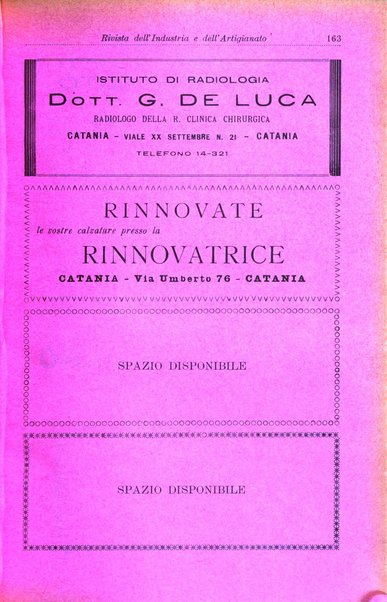 Rivista dell'industria e dell'artigianato organo dell'Unione industriale fascista della Sicilia orientale