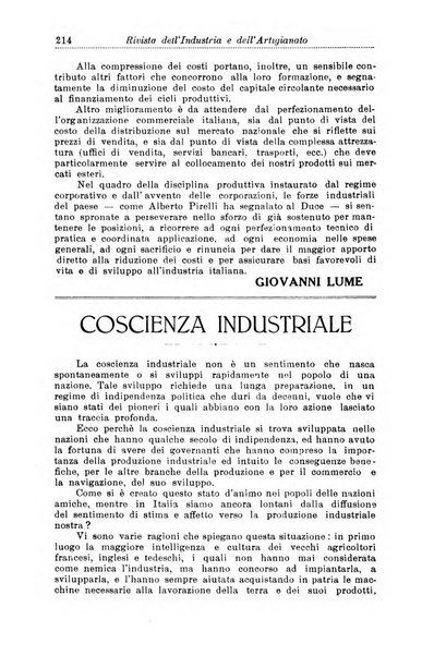 Rivista dell'industria e dell'artigianato organo dell'Unione industriale fascista della Sicilia orientale