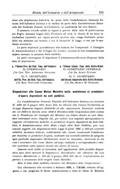 Rivista dell'industria e dell'artigianato organo dell'Unione industriale fascista della Sicilia orientale