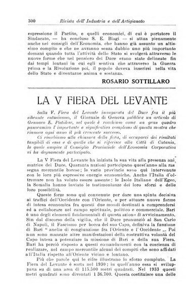 Rivista dell'industria e dell'artigianato organo dell'Unione industriale fascista della Sicilia orientale