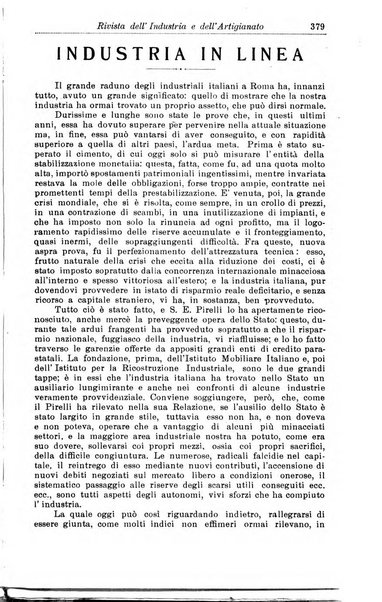 Rivista dell'industria e dell'artigianato organo dell'Unione industriale fascista della Sicilia orientale